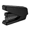 Fellowes® LX840™  Half Strip EasyPress™ Desktop Stapler with Anti-microbial Technology, 25-sheet Capacity, Black