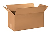 Partners Brand Corrugated Cartons, 21" x 10" x 10", Kraft, Pack Of 25
