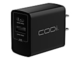 CODi 20W Dual Port Wall Charger - USB-C PD & USB-A QC 3.0 - A01102 1 thumbnail image