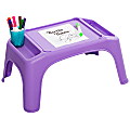 LapGear® Turtle Table, 9-5/8”H x 22-7/16”W x 15-1/8”D, Purple
