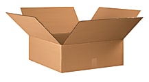 Partners Brand Flat Corrugated Boxes, 22" x 22" x 8", Kraft, Pack Of 15 1 thumbnail image