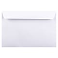 JAM Paper® Booklet Envelopes, 6" x 9", Gummed Seal, White, Pack Of 50 Envelopes 1 thumbnail image