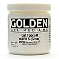 Golden Digital Mixed Media Gel Topcoat With UVLS, Gloss, 8 Oz