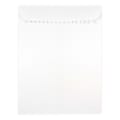 JAM Paper® Open-End Envelopes, 10" x 13", Peel & Seal Closure, White, Pack Of 100 Envelopes