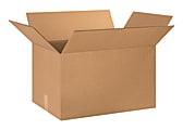 Partners Brand Corrugated Boxes, 24" x 16" x 14", Kraft, Pack Of 15