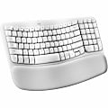 Logitech Wave Keys Keyboard - Wireless Connectivity - Bluetooth - 32.81 ft - USB Interface 1 thumbnail image