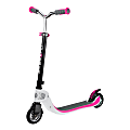 Globber Flow Foldable 125 Scooter, 32-1/4"H x 17-5/16"W x 38-3/16"D, Pink/White 1 thumbnail image