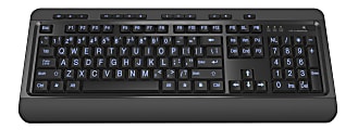 Azio KB505U Vision USB Keyboard, Black