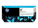 HP 81 (C4953A) Yellow Dye Printhead & Printhead Cleaner