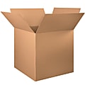 Partners Brand Corrugated Cube Boxes, 34"L x 34"W x 34"H, Kraft, Pack Of 5