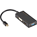 SIIG Mini DisplayPort To 4K HDMI/DVI/VGA 3-in-1 Adapter 1 thumbnail image