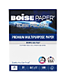 Boise® POLARIS® Premium Multi-Use Printer & Copy Paper, 1 Ream, White, Letter (8.5" x 11"), 500 Sheets Per Ream, 20 Lb, 97 Brightness 1 thumbnail image