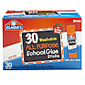 Elmer's® Glue Stick Classroom Pack, All-Purpose Clear, Box Of 30 1 thumbnail image
