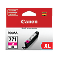 Canon® CLI-271XL High-Yield Magenta Ink Tank, 0338C001