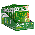 Quest Protein Chips, Chili Lime, 1.1 Oz, Pack Of 8 Bags