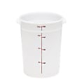 Cambro Food Storage Container, 8 Qt, White 1 thumbnail image