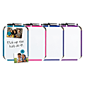 FORAY™ Magnetic Dry-Erase Whiteboard, 8 1/2" x 11", Assorted Whiteboard Colors (No Color Choice), Aluminum Frame With Silver Finish 1 thumbnail image