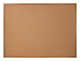 Office Depot® Brand Cork Bulletin Board, 36" x 48", Wood Frame With Light Oak Finish