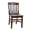 Flash Furniture HERCULES Series Finished School House Back Wooden Restaurant Chair, Walnut