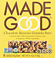 Made Good Organic Granola Bars, Chocolate Banana, 0.85 Oz, 6 Bars Per Box, Pack Of 6 Boxes 1 thumbnail image