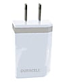 Duracell® USB 100-240 Volt AC Wall Charger, White