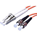 APC Cables 2m LC to ST 62.5/125 MM Dplx PVC - 6.56 ft Fiber Optic Network Cable for Network Device - First End: 2 x LC Male Network - Second End: 2 x ST Male Network - Orange