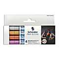 Schneider Paint-It 011 Metallic Markers, 0.8 mm Fine Tip, Assorted Ink Colors, Set 1, Pack of 4 Markers 1 thumbnail image