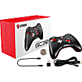 MSI Force GC30 Gaming Controller - Wireless, Cable - USB - PC, Smartphone, Android, PlayStation 3 - 6.56 ft Cable - Black 1 thumbnail image