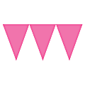 Amscan Pennant Banners, 180" x 7", Bright Pink, Pack Of 5 Banners 1 thumbnail image