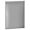 Azar Displays Large-Format Steel Vertical/Horizontal Snap Frame, 40" x 30", Silver