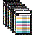 Ashley Productions Smart Poly Chart, 13" x 19", Chalk Dots With Loops Incentive, w/Grommet, Pack Of 6 1 thumbnail image