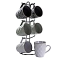 Elama Diamond Waves 6-Piece Mug Set, 12 Oz, Assorted Colors 1 thumbnail image