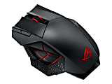 ASUS ROG Spatha - Mouse - right-handed - laser - 12 buttons - wireless, wired - 2.4 GHz - USB wireless receiver - titanium black 1 thumbnail image