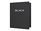 Esselte® Letter-Size Twin-Pocket Report Covers, Black, Box Of 25 1 thumbnail image