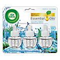 Air Wick® Scented Oil Refill, Fresh Waters, 0.67 oz, 3/Pack, 6 Packs/Carton 1 thumbnail image