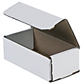 Office Depot® Brand White Corrugated Mailers, 6" x 3 5/8" x 2", Pack Of 50