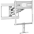 Mount-It! Height-Adjustable Fireplace TV Mount With Spring Arm For Screen Sizes 43" To 70", 7-1/2”H x 19-1/4”W x 29-3/4”D, White 1 thumbnail image