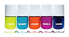One Direction Limited Edition 1D + OD Together Nail Polish, Pack Of 5