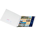 Oxford 57704 Letter Recycled Pocket Folder - 8 1/2"x11" - 135 Sheet Capacity - 3 Fastener(s) - 1/2"  - 57704 1 thumbnail image