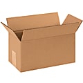 Partners Brand Long Corrugated Boxes, 12"L x 6"H x 6"W, Kraft, Pack Of 25