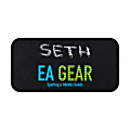 Custom Printed Full Color Reusable Rectangle Plastic Chalkboard Name Badge/Tag, 1-1/2" x 3" 1 thumbnail image