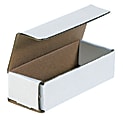 Office Depot® Brand White Corrugated Mailers, 6 1/2" x 2 1/2" x 1 3/4", Pack Of 50