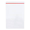 Partners Brand Industrial Zippered Job Ticket Holders, 9" x 12", Clear, Case Of 15 Holders 