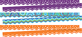 Barker Creek Double-Sided Scalloped Borders, Moroccan, 2-1/4" x 36", Set Of 39 Borders 1 thumbnail image