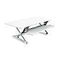 FlexiSpot M3 Sit-Stand Desk Riser, 19-3/4"H x 47"W x 23-1/4"D, White