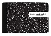 Office Depot® Brand Composition Book, 5" x 7-1/2", Wide Ruled, 100 Sheets, Black/White 1 thumbnail image