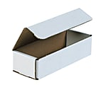 Office Depot® Brand White Corrugated Mailers, 8" x 3" x 2", Pack Of 50