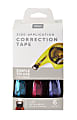 Office Depot® Brand Side-Application Correction Tape, 1 Line x 392", Assorted Colors, Pack Of 6