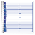 Adams® Voicemail Log Book, 8 1/4" x 8 1/2", 120 Pages, White/Canary Yellow