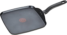 T-Fal Initiatives Aluminum Non-Stick Griddle, 10-1/4”, Black